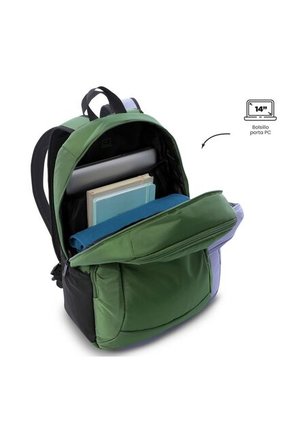 Morral Ejecutivo Porta PC 14" Austtin Verde Hombre