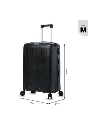Maleta De Viaje Mediana 360 Kaland Negra