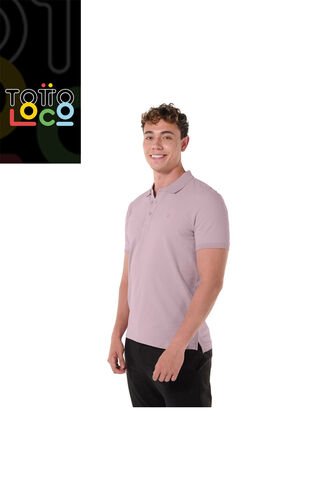 Camisa Polo Youngpolo Para Hombre Rosada Totto