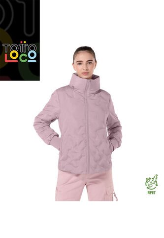 Chaqueta Acolchada Para Mujer Bab Rosada Totto