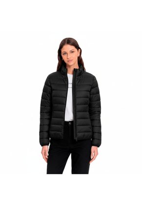 Chaqueta Acolchada Para Mujer Colora Negra
