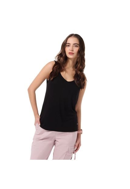 Top Para Mujer Guacamaya Negro