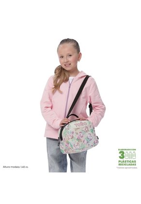 Lonchera Térmica Para Mujer Borrador Mediano Blanca