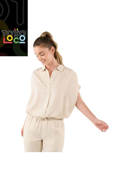 Camisa Para Mujer Blazing Beige