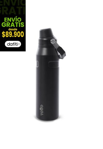 Termo Para Agua Rune 1000 Ml Color Negro Totto