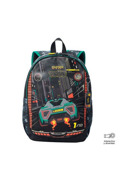 Morral Para Niño Best Game Mediano Negro