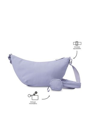 Bolso Para Mujer Suzuka Tipo Crossbody Pequeño Morado