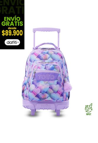 Maleta Con Ruedas Niña Porta PC 15.4