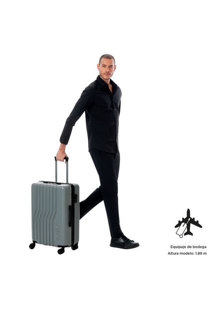 Maleta De 23 Kg 360 Nomad Mediana Gris