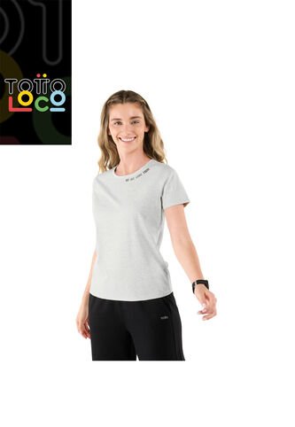 Camiseta Para Mujer Thinky Blanca Totto