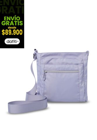 Bolso Para Mujer Supiori Tipo Crossbody Pequeño Morado Totto