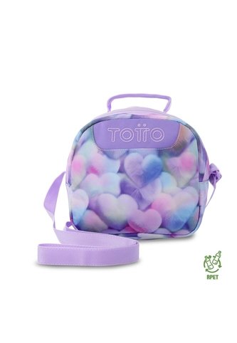 Lonchera Térmica Para Mujer Borrador Mediano Morada Totto