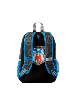 Morral Para Niño Avengers Capitán América Mediano Gris