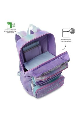 Morral Para Niña Andy Cat Grande Morado