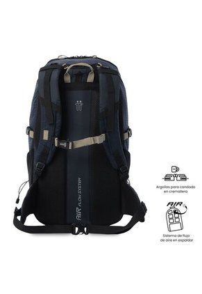 Morral Outdoor Summit 35 Azul Con Sistema De Pedernal