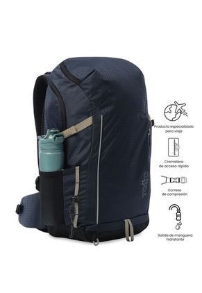Morral Outdoor Summit 35 Azul Con Sistema De Pedernal