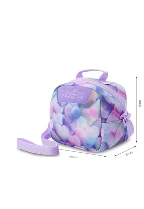 Lonchera Térmica Para Mujer Borrador Mediano Morada