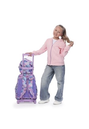 Lonchera Térmica Para Mujer Borrador Mediano Morada
