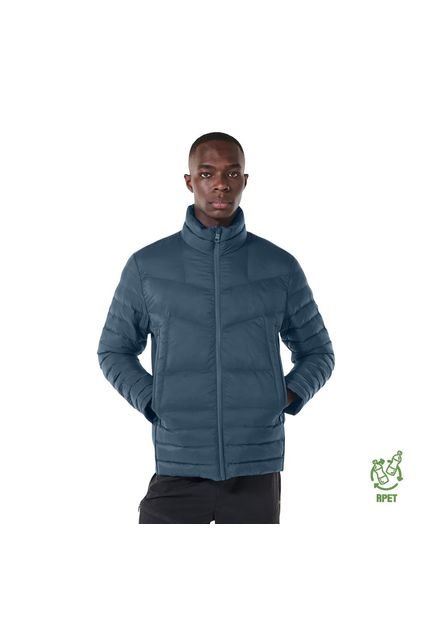 Chaqueta Acolchada Para Hombre Palmero Con Strap Azul