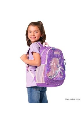 Morral Para Niña Unispace Mediano Morado