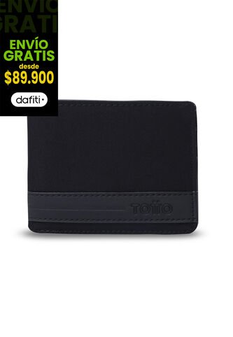 Billetera Para Hombre Vlideri 3.0 Con RFID Blocker Negra Totto