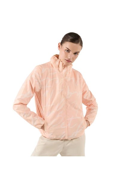 Chaqueta Rompevientos Para Mujer Pray Rosada