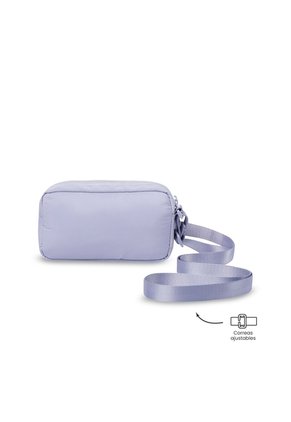 Bolso Para Mujer Bombo Tipo Crossbody Pequeño Morado
