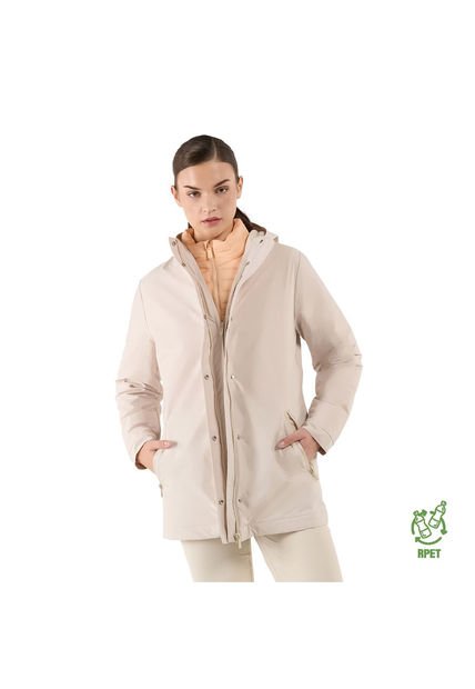 Chaqueta Para Mujer Nissi Beige