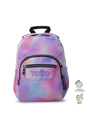 Morral Juvenil Tempera Glitter Pequeño Rosado Totto