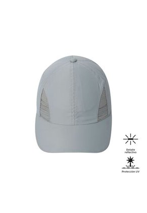 Gorra Beisbolera Ciclyng Con Filtro UV Gris