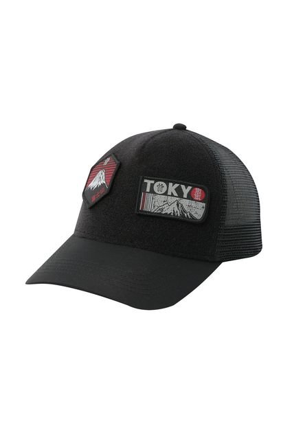Gorra Camionera Forest Color Negro
