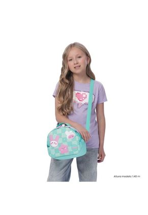 Lonchera Térmica Para Niña Bunny Pump Mediano Verde