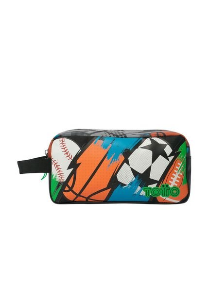 Cartuchera Escolar Para Niño Multisport Gris