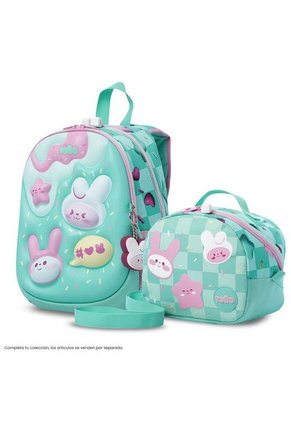 Lonchera Térmica Para Niña Bunny Pump Mediano Verde