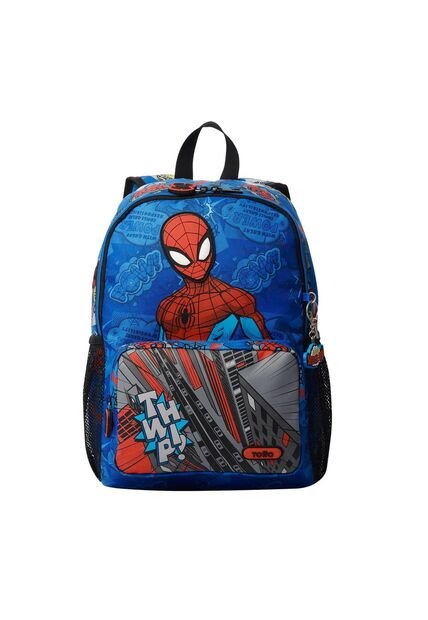 Morral Para Niño Spiderman Pop Mediano Azul