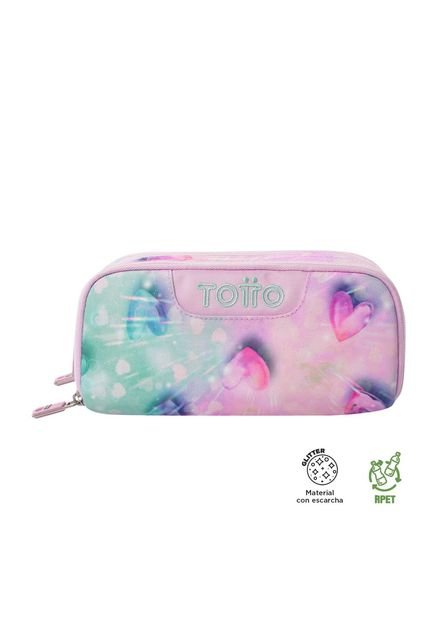 Cartuchera Multiuso Cinta Glitter Rosado