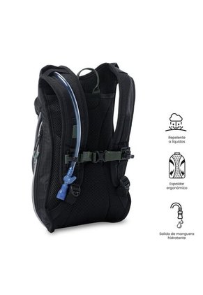 Morral Outdoor Hidratante Summit 12 Pequeño Negro