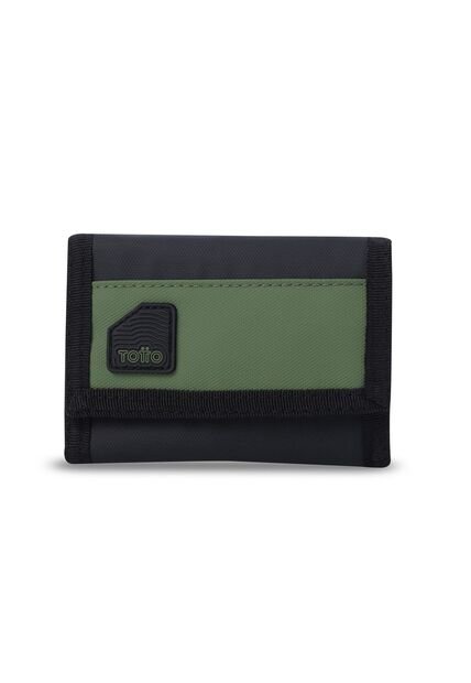 Billetera Para Hombre Contrast Chain Con RFID Blocker Negra