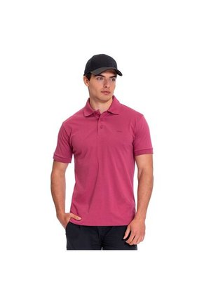 Camiseta Tipo Polo En Jersey Para Hombre Totto Rosada Mkp
