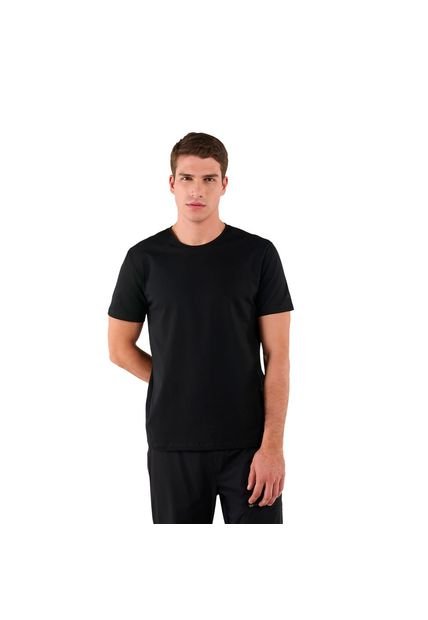 Camiseta Para Hombre Manne Negra