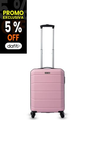Maleta De Cabina 360 Rayatta S2 10 Kilos Rosada Totto