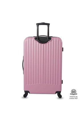 Maleta De Viaje Grande 23 Kilos 360 Rocka By Totto Morada/Negra