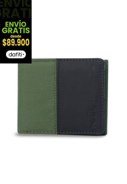 Billetera Para Hombre Ermac 3.0 Con RFID Blocker Verde