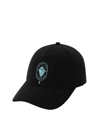 Gorra Beisbolera Tolon Con Filtro UV Negra Totto