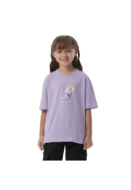 Camiseta Para Niña Twinkie 5 Color Morada