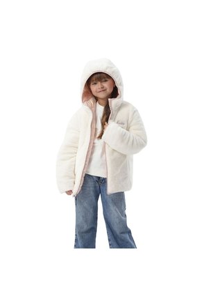 Chaqueta Doble Faz Para Niña Boa Terreo/Blanco