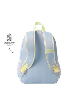 Morral Para Niña Cluw Mediano Azul/Amarillo