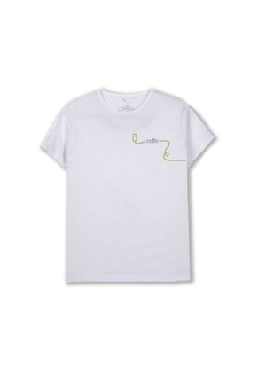 Camiseta Para Niño Proyecty Color Blanca