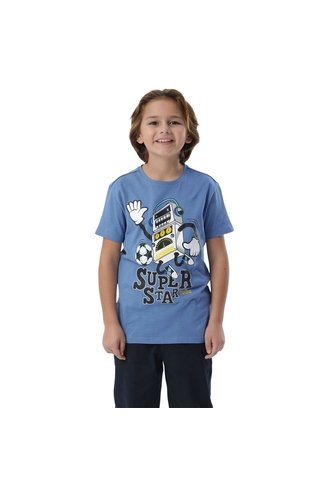 Camiseta Para Niño Proyecty Color Azul Totto