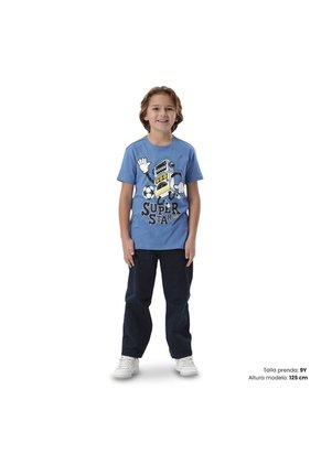 Camiseta Para Niño Proyecty Color Azul